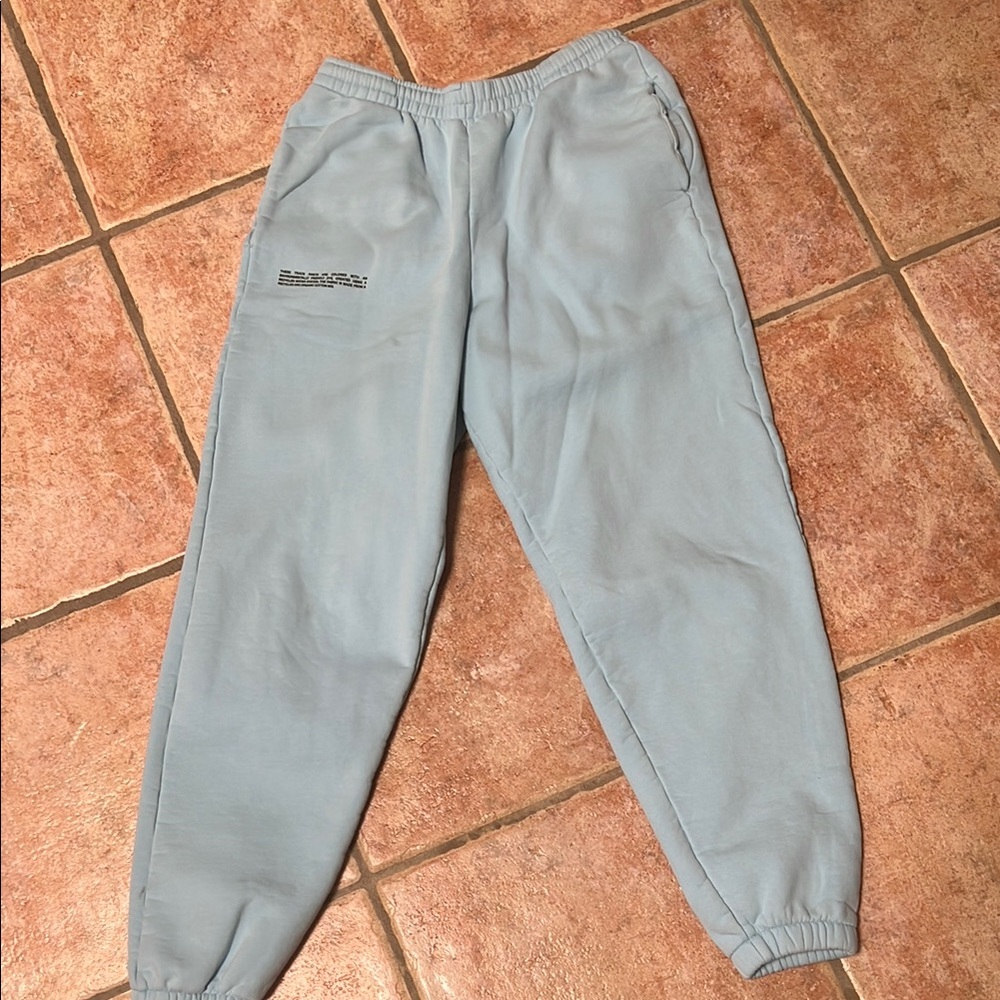 Baby blue pangaia sweats